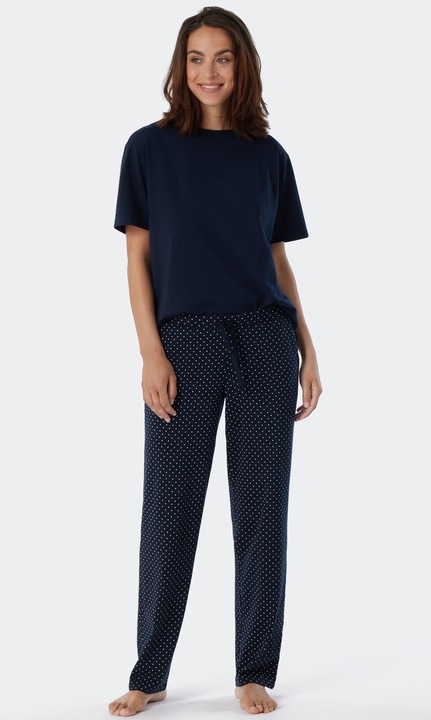 Immagine prodotto Schiesser Pantaloni del pigiama lunghi in cotone organico Mix & Relax (44)