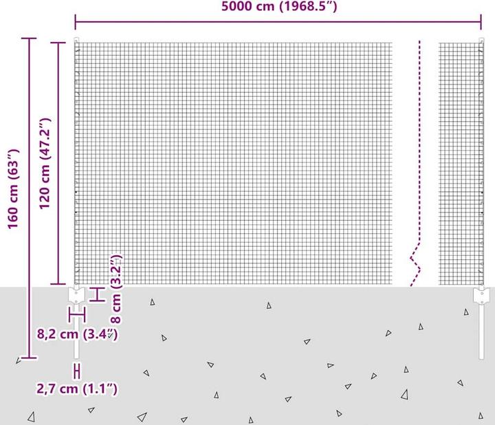 Produktbild vidaXL Aussenbarriere