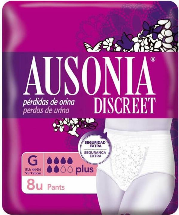 Immagine prodotto Ausonia Pantaloni per incontinenza Discreet Pants Plus 44 54 (8 x)