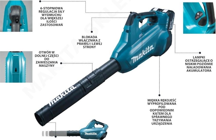Produktbild Makita DUB362Z (Akkubetrieb, Laubsauger)