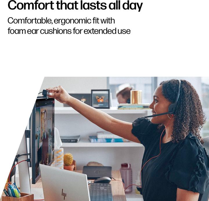 Produktbild Poly Blackwire 3320 USB-C Stereo-Headset, für Microsoft Teams zertifiziert, + USB-C/A-Adapter (Kabelgebunden, USB-C, Microsoft Teams)