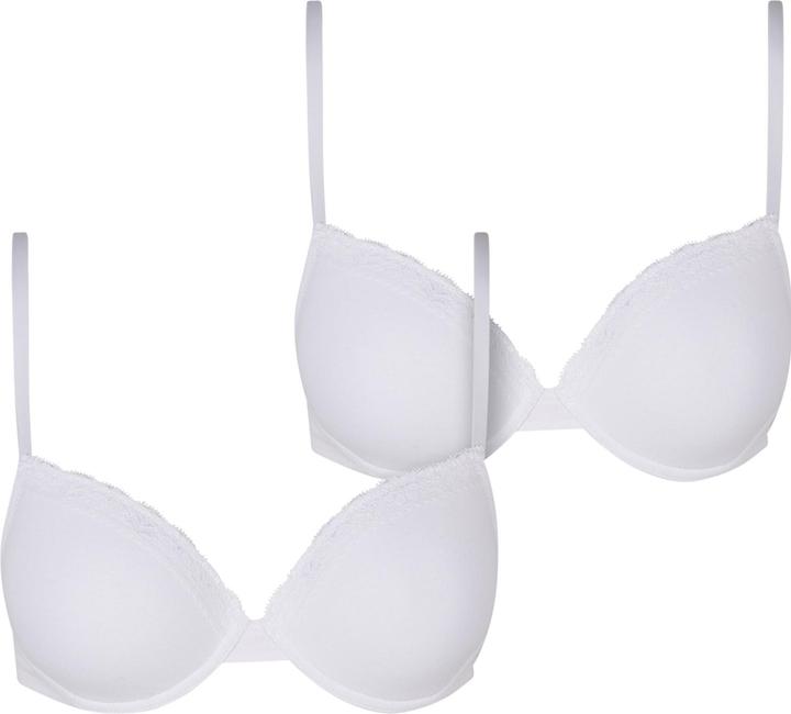 Produktbild Urban Classics Ladies Basic Cotton Bra Lace 2-Pack - 192973 (2er Pack, 80 D)