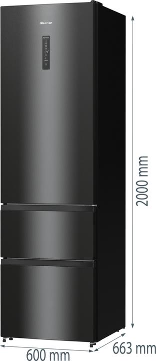 Image du produit Hisense French Door RM469N4AFD1 D bk (368 l)