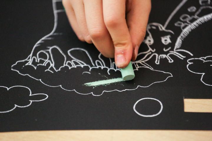 Produktbild Funny Mat Abwaschbare Malmatte - Erde