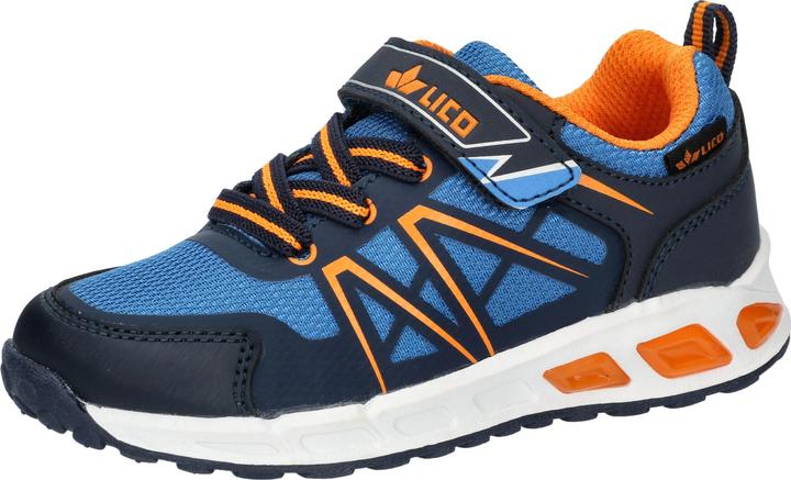 Blau, Marine, Orange