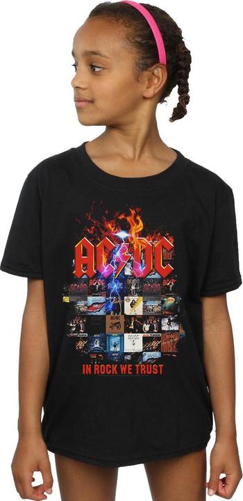 Image du produit AC/DC Girls In Rock We Trust Album Cover T-Shirt en coton (140, 146)