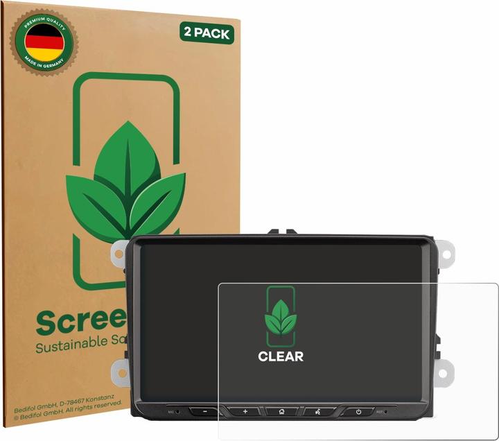 ScreenLeaf Pellicola protettiva, Proteggi Schermo Sostenibili, Clear, Antigraffio