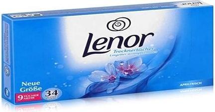 Produktbild Lenor Trocknertücher Aprilfrisch (34 Waschgänge, Waschtücher)