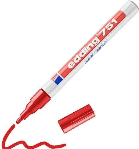 Actual product image Edding 751 Gloss varnish marker (Red, 1 mm, 1 x)