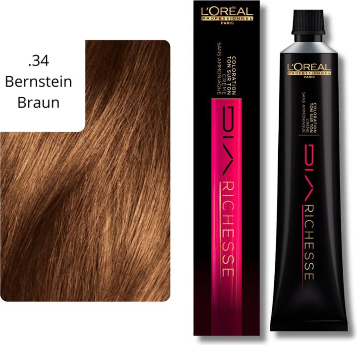 Immagine prodotto L'Oréal Professionnel Dia Richesse Hi-Visibility (.34 Marrone Ambra)