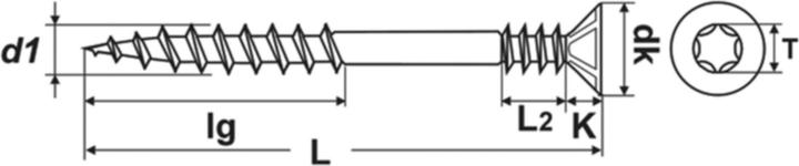 Actual product image Profix Connecting screws (500 Screws per piece)