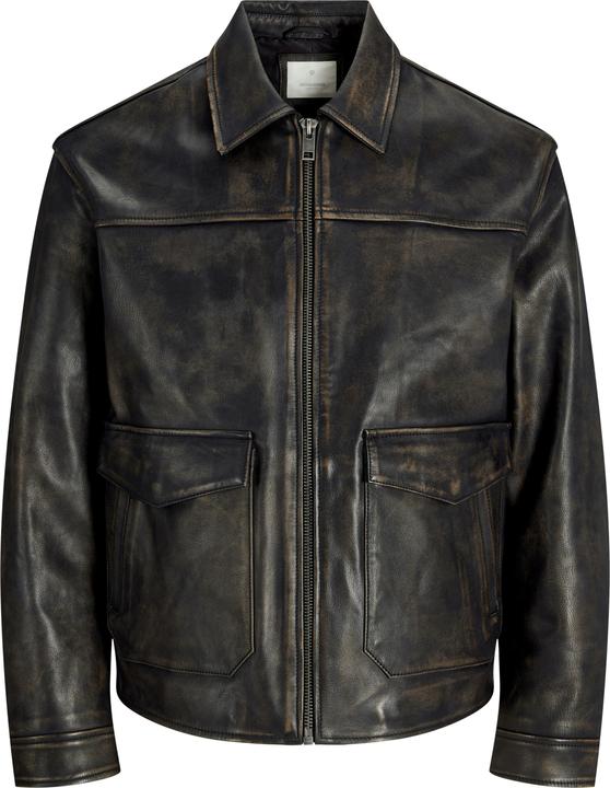Produktbild Jack & Jones Lederjacke Lederjacke (M)