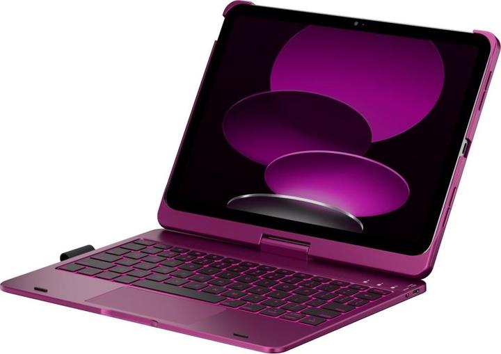 Produktbild Typecase Case Flexbook Touch with keyboard for iPad 11" (A16) 2025 / iPad 10.9" 2022 raspberry (Eng. Int.)