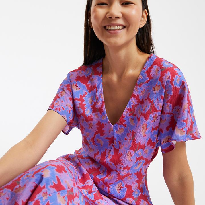 Actual product image La Redoute Collections Langes Kleid mit Blumenmuster (M)