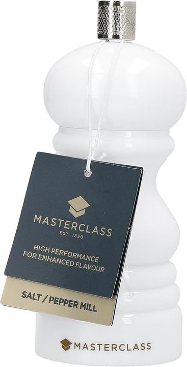 Actual product image Master Class 12cm Capstan Mill - White, Gift Tagged (Pepper, Salt)