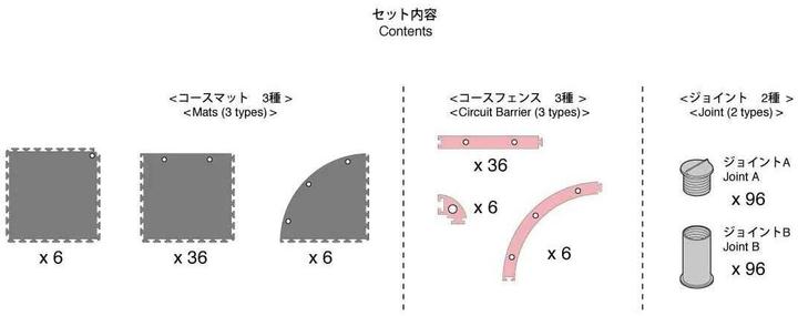 Immagine prodotto Kyosho Mini-Z Grand Prix Circuit 50 48 pezzi, 50 x 50