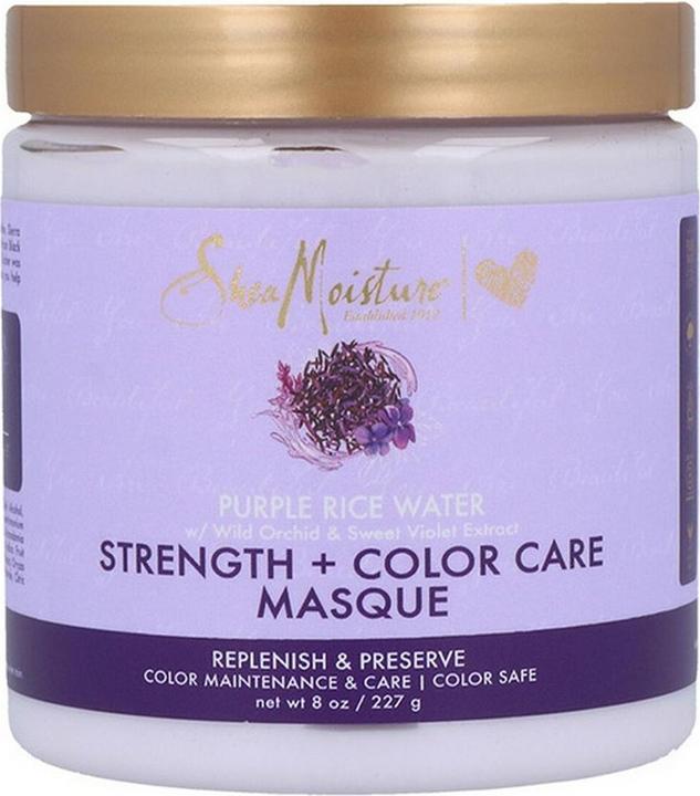 Shea Moisture Sheamoisture Strength Color Care Mask for Damaged Hair with Purple Rice Water 237ml (237 ml)