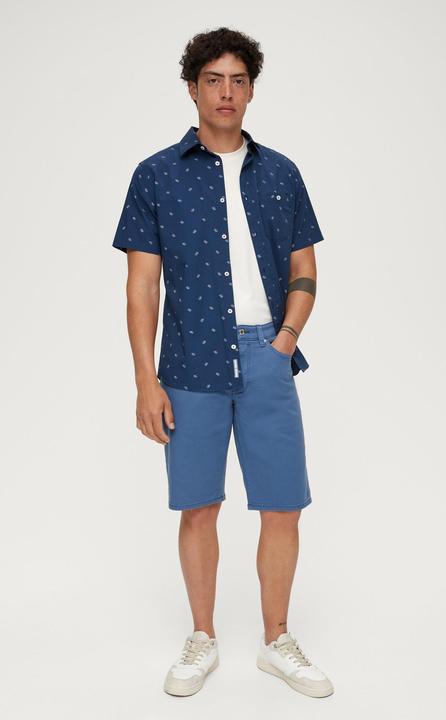 Immagine prodotto s.Oliver Hemd Slim: Kurzarmhemd mit Alloverprint (L)
