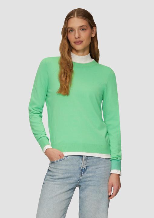 Image du produit s.Oliver Strickpullover Strickpullover aus Viskosemix (46)