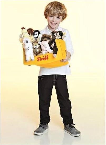 Image du produit Steiff Doudou lapin Hoppel bleu clair 28cm