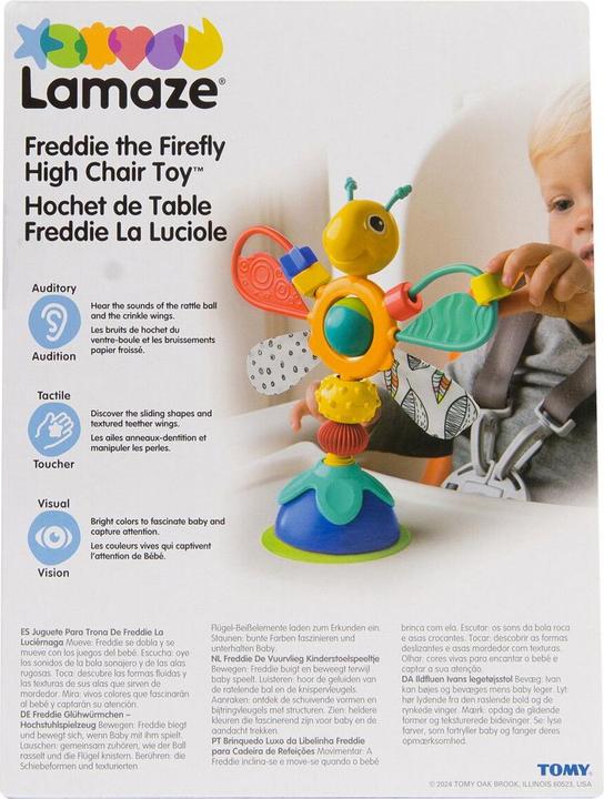 Produktbild Tomy Lamaze Freddie der Firefly Hochstuhl Spielzeug