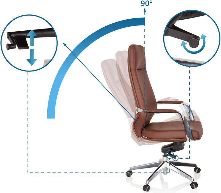 Actual product image Hjh Office VELVET (50 - 58 cm)