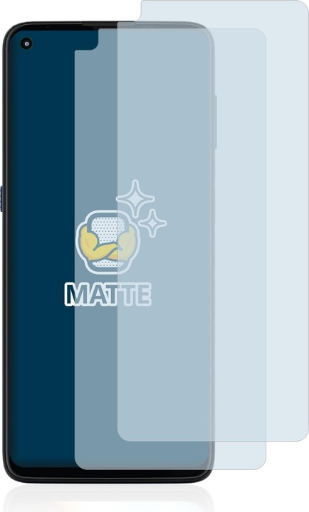 Actual product image BROTECT Anti-glare screen protector matt (2 Piece, Motorola Moto G9 Plus)