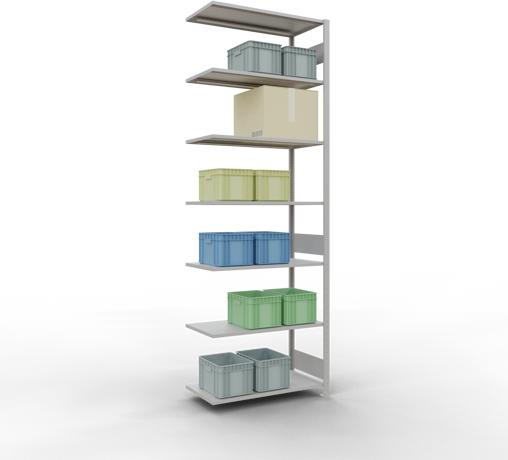 Image du produit Schulte Lagertechnik Système d'assemblage de rayonnages MULTIplus85 avec traverses de longueur