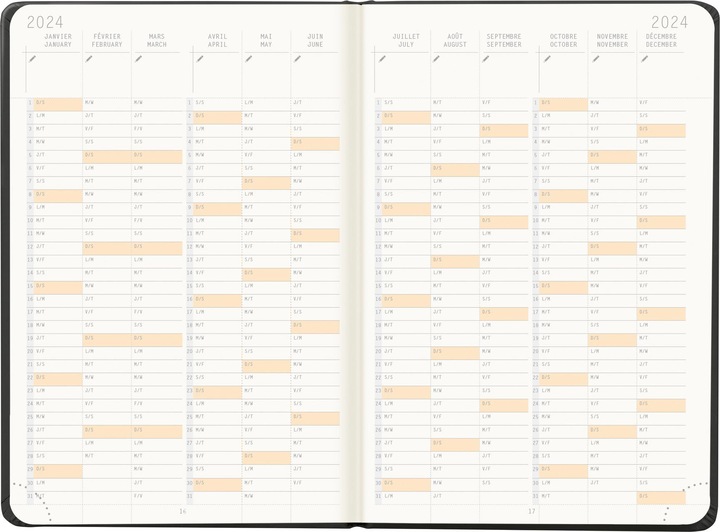 Produktbild Rhodia Webplanner 2024 (10 x 15 cm)