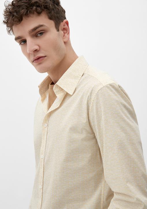 Produktbild s.Oliver Hemd Slim: Hemd mit Allover-Print (XL)
