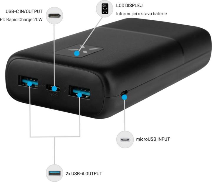 Produktbild Fixed Zen USB-C PD 20W Power Bank 20.000 mAh (20000 mAh, 20 W, 74 Wh)