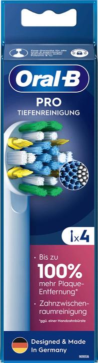 Actual product image Braun Oral-B Attachment Brushes Pro Deep Cleaning 4er AM (1x)
