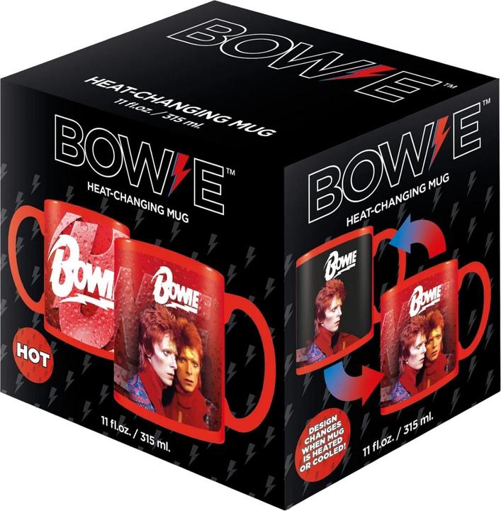 Actual product image David Bowie Bolt Heat Changing Mug (325 ml, 1x)