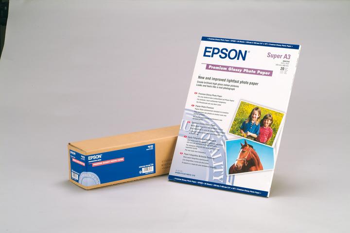 Actual product image Epson Premium Glossy (255 g/m², A3, 20 x)