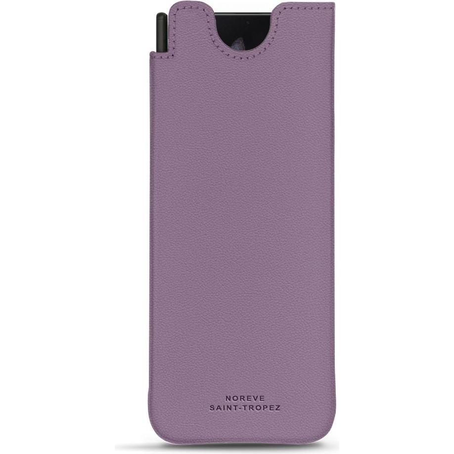 Noreve Lederschutzhülle (Samsung Galaxy Z Fold3), Smartphone Hülle, Violett