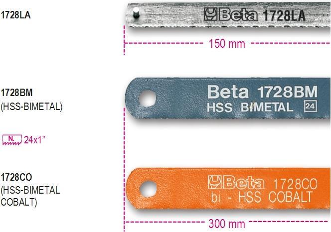 Immagine prodotto BETA 017280010 1728Bm Lame per seghe a gattuccio