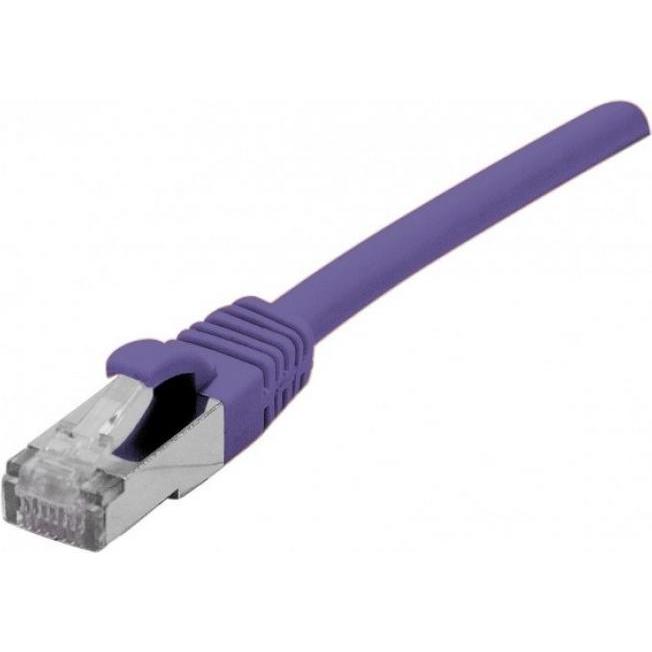 Exertis Connect Patchkabel S/FTP (PiIMF), Cat 6A (EIA/TIA), violett, 2,0 m Patchkabel mit besonders schmalem Knicksc (S/...