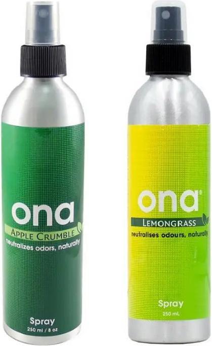 ONA Set Spray - 1x Apple Crumble, 1x Lemongrass