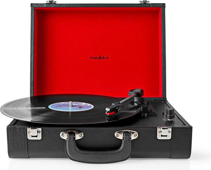 Immagine prodotto Nedis Giradischi, Altoparlanti 18W, Bluetooth, Valigia (Manuale)