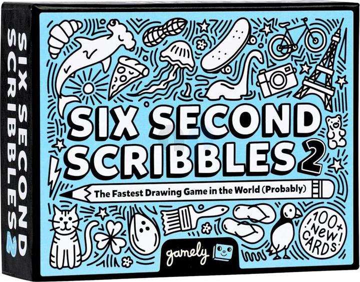Produktbild Gamely SIX SECOND SCRIBBLES 2 - (100 New Cards) (Englisch, 2 - 8 Spieler)