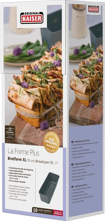 Produktbild Kaiser Brotbackform Kastenform 35cm La Forme Plus Backform antihaft schnittfest (35 cm)