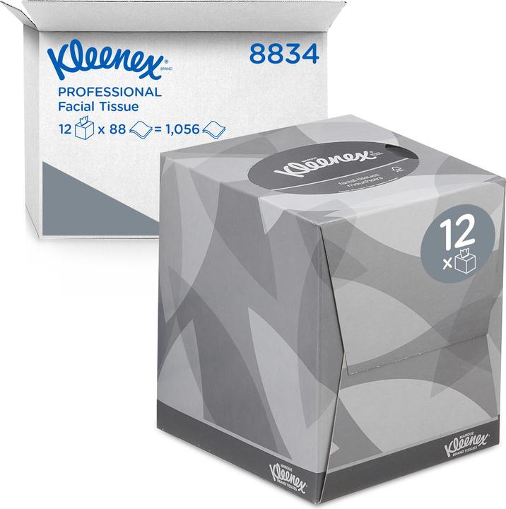 Kimberly-Clark KLEENEX Facial Tissue Cube WhiteF1