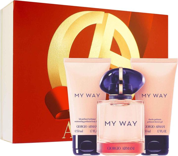 Giorgio Armani My Way Set Eau de Parfum 50ml + Shower Gel 50ml + Body Lotion 50ml (Eau de parfum, 150 ml)
