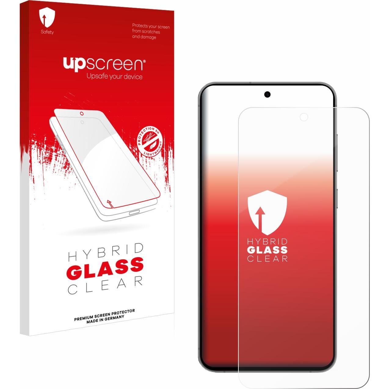 upscreen Schutzglas Schutzfolie Glas Folie Displayschutz klar (1 Stück, Samsung Galaxy S21), Smartphone Schutzfolie, Tra...