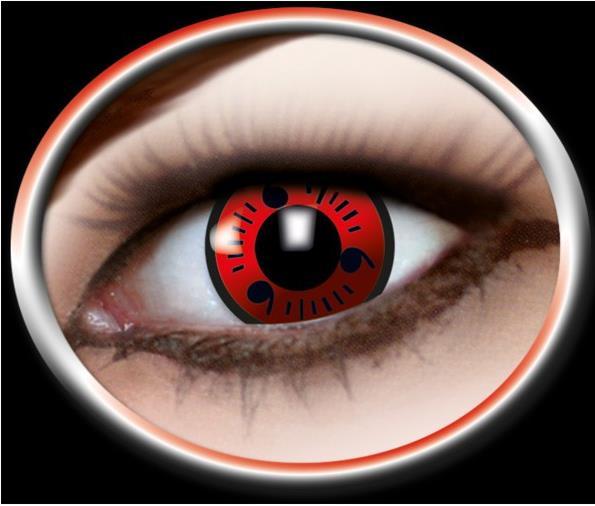 Immagine prodotto Eyecatcher Lenti a contatto rosse Itachi (Rosso/nero)
