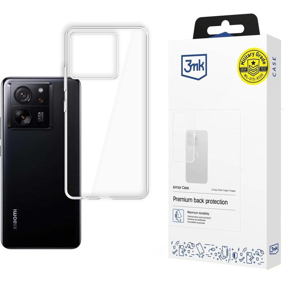 3MK Armor Case Xiaomi 13T (Xiaomi 13T), Smartphone Hülle, Transparent