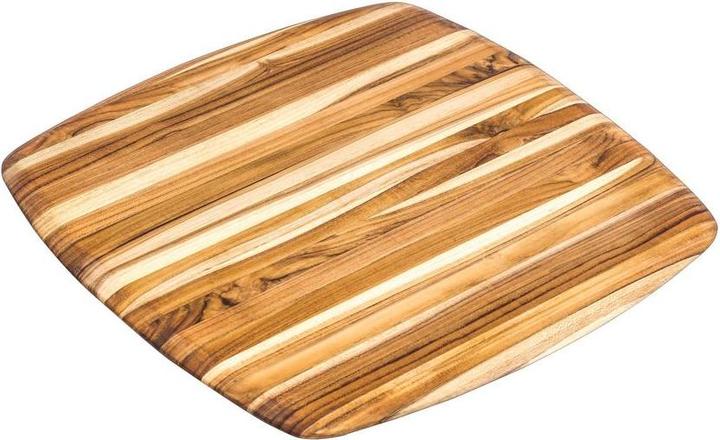 Actual product image TeakHaus Cutting and serving board teak square