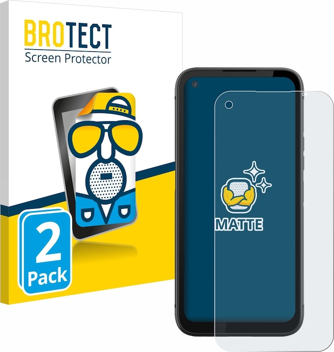 Actual product image BROTECT Anti-glare screen protector matt (2 Piece, Gigaset GX6)