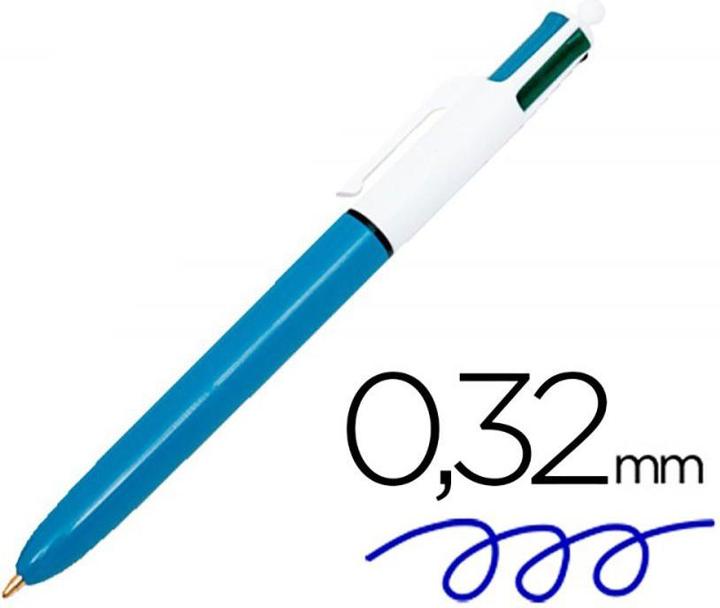 Actual product image Bic Ballpoint pen 4 Colours Original 0.32 mm 12 pieces (Multicoloured, 12x)