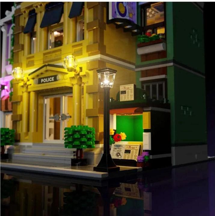Immagine prodotto Light my bricks LMB 2.0 Kit di illuminazione a LED per LEGO® 10278 Stazione di Polizia